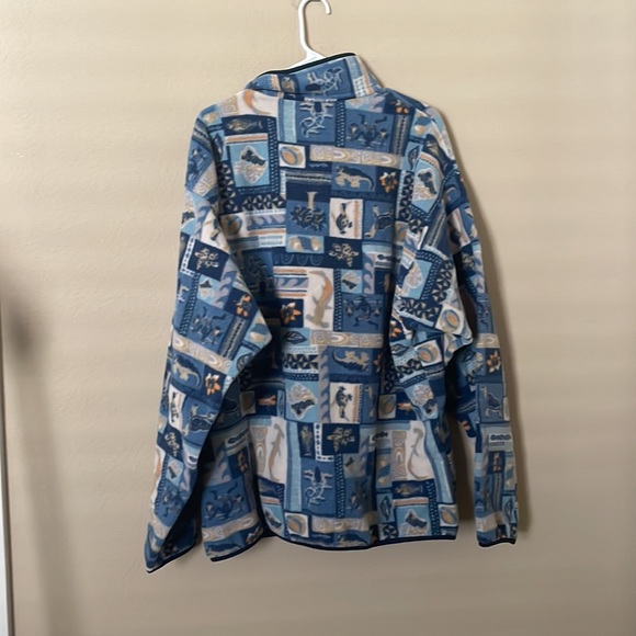 Patagonia mens Galapagos archipelago pigeon blue synchilla sea critters RARE - Picture 6 of 7